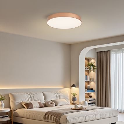 Brilagi - Dimmelhető LED mennyezeti lámpatest POOL LED/60W/230V 3000-6000K átm. 60 cm bronz + távirányítóval
