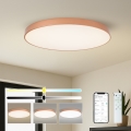 BRILAGI - LED Dimmelhető mennyezeti lámpa POOL SMART LED/128W/230V 100 cm 3000-6000K Wi-Fi Tuya bronzszínű + távirányító