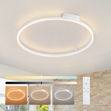Brilagi - LED dimmelhető mennyezeti lámpa PORTOFINO LED/60W/230V 3000-6000K, átmérő 80 cm, fehér + távirányító