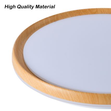 Brilagi - RIVO LED/72W/230V 3000-6000K fa dekor átmérő 50 cm + távirányító