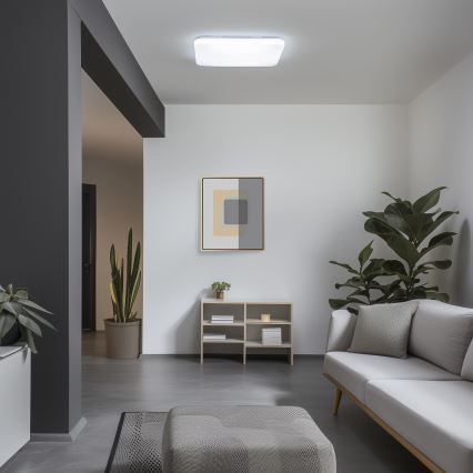 Brilagi - Dimmelhető SMART mennyezeti LED lámpatest LED/36W/230V 53x53 cm 2700-6500K Wi-Fi Tuya + távirányító