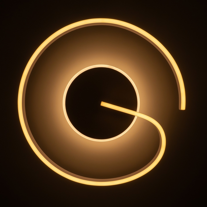 Brilagi - SPIRAL dimmelhető LED mennyezeti lámpatest 56W/230V, átmérő 50 cm, 3000/4000/6000K + távirányító