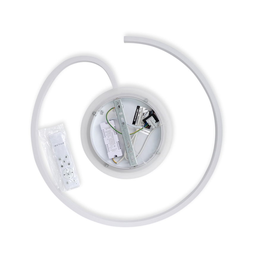 Brilagi - SPIRAL dimmelhető LED mennyezeti lámpatest 56W/230V, átmérő 50 cm, 3000/4000/6000K + távirányító
