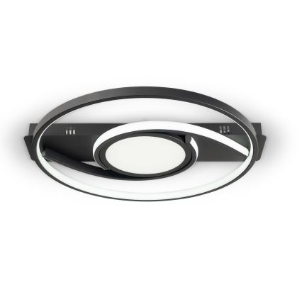 BRILAGI - LED dimmelhető mennyezeti lámpa TWIRL LED/38W/230V 3000-6000K fekete + távirányító