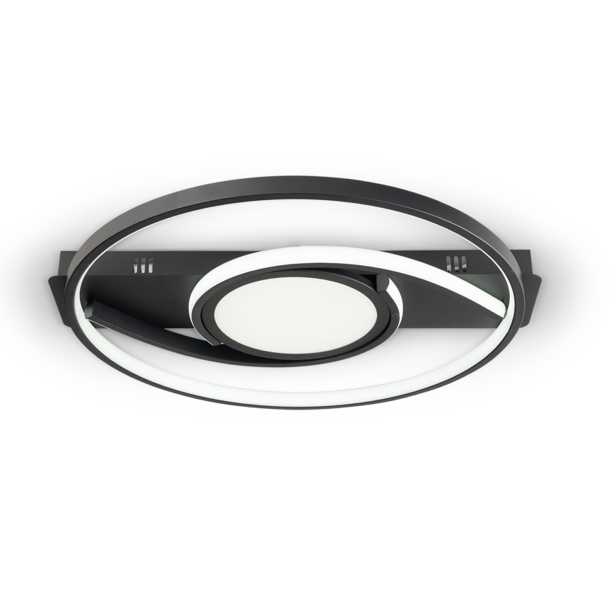 BRILAGI - LED dimmelhető mennyezeti lámpa TWIRL LED/38W/230V 3000-6000K fekete + távirányító