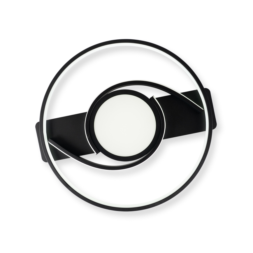 BRILAGI - LED dimmelhető mennyezeti lámpa TWIRL LED/38W/230V 3000-6000K fekete + távirányító