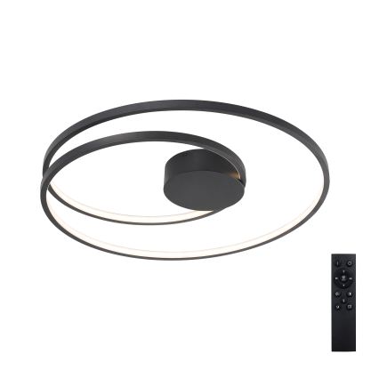 Brilagi - Dimmelhető LED mennyezeti lámpa TWISTER LED/75W/230V 3000-6000K át. 70 cm fekete + távirányító