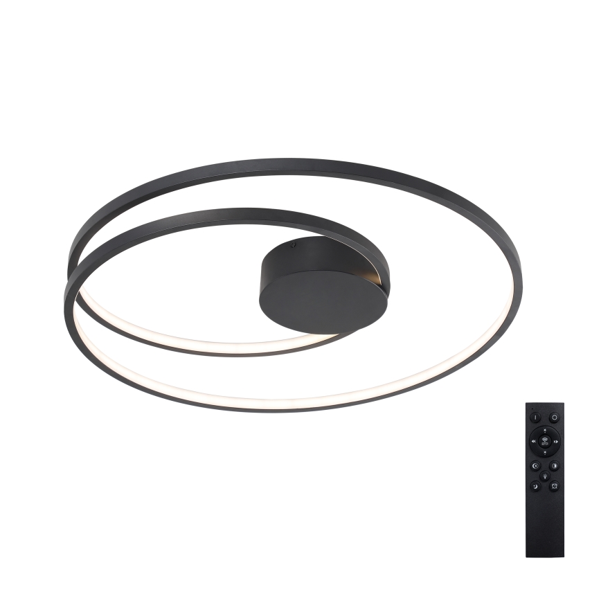 Brilagi - Dimmelhető LED mennyezeti lámpa TWISTER LED/75W/230V 3000-6000K át. 70 cm fekete + távirányító