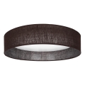 Brilagi - LED dimmelhető mennyezeti lámpa VELVET SMART VARI LED/24W/230V 3000-6500K átm. 45 cm barna + távirányító