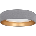 Brilagi - LED dimmelhető mennyezeti lámpa VELVET SMARTIX LED/24W/230V 3000-6000K átm. 45 cm szürke/arany Wi-Fi Tuya Beacon + távirányító