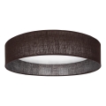 Brilagi - LED dimmelhető mennyezeti lámpa VELVET SMARTIX LED/36W/230V 3000–6000K átm. 55 cm barna Wi‑Fi Tuya Beacon + távirányító