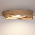 BRILAGI - LED dimmelhető mennyezeti lámpa VELVET TWIST LED/36W/230V 3000-6000K átm. 65 cm Wi-Fi Tuya Beacon bézs + távirányító