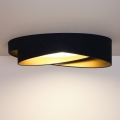 BRILAGI - LED Dimmelhető mennyezeti lámpa VELVET TWIST LED/36W/230V 3000-6000K Ø 65 cm Wi-Fi Tuya Beacon kék/arany + távirányító