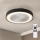 Brilagi - LED dimmelhető mennyezeti lámpa ventilátorral LED/30W/230V 3000-6500K fekete + távirányító