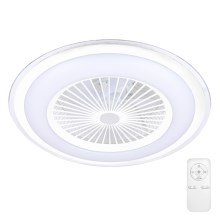 Brilagi - LED Dimmelhető mennyezeti lámpa ventilátorral RONDA LED/65W/230V 3000-6500K fehér