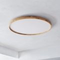 BRILAGI - LED dimmelhető mennyezeti lámpatest ALSON LED/72W/230V 3000-6500K tölgy átm. 78 cm + távirányító