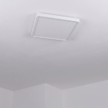 Brilagi - LED fényerőszabályozható mennyezeti lámpa ESTELA SQUARE LED/36W/230V 3000-6500K 31x31 cm fehér + távirányító