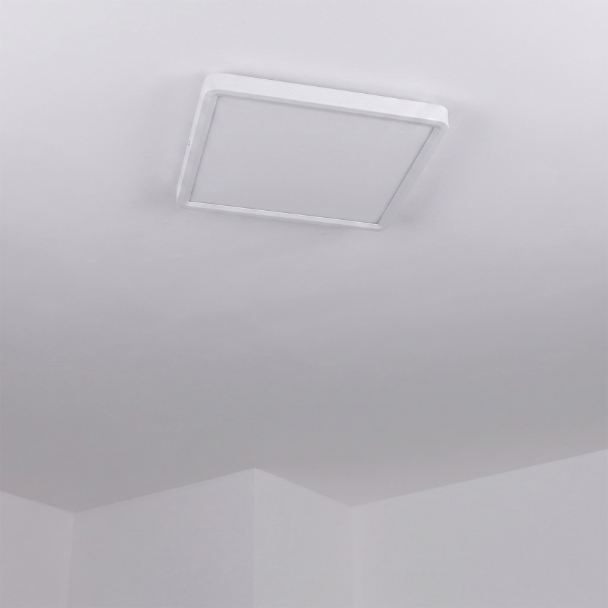 Brilagi - LED fényerőszabályozható mennyezeti lámpa ESTELA SQUARE LED/36W/230V 3000-6500K 31x31 cm fehér + távirányító