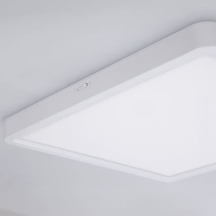 Brilagi - LED fényerőszabályozható mennyezeti lámpa ESTELA SQUARE LED/36W/230V 3000-6500K 31x31 cm fehér + távirányító