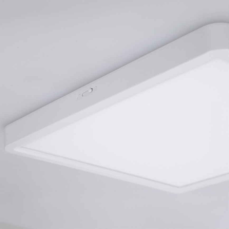 Brilagi - LED fényerőszabályozható mennyezeti lámpa ESTELA SQUARE LED/36W/230V 3000-6500K 31x31 cm fehér + távirányító