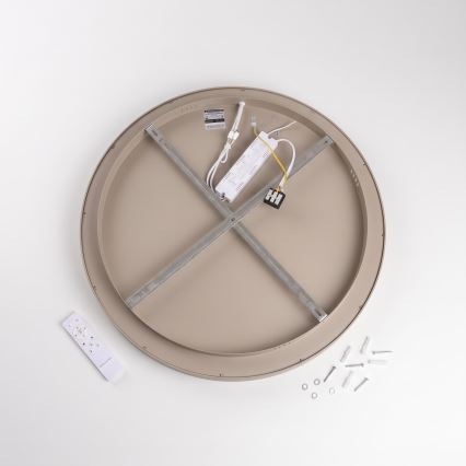 BRILAGI - LED dimmelhető mennyezeti lámpatest FALCON II LED/99W/230V 3000-6500K átm. 60 cm bézs + távirányító