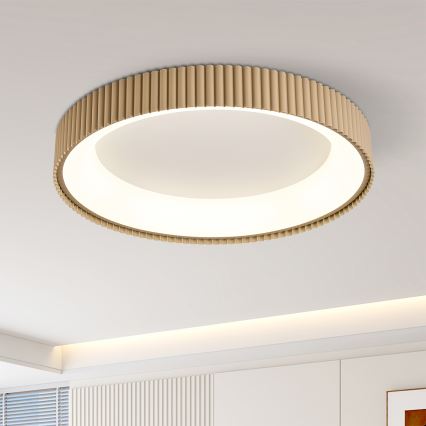 Brilagi - LED dimmelhető mennyezeti lámpatest FALCON MODERN LED/54W/230V 3000-6500K 60 cm bézs + távirányító