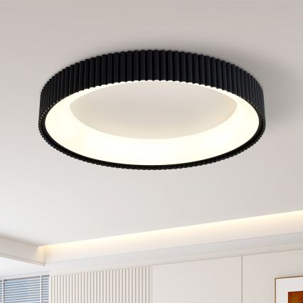 Brilagi - LED fényerőszabályozható mennyezeti lámpa FALCON MODERN LED/54W/230V 3000-6500K átm. 60 cm fekete + távirányító