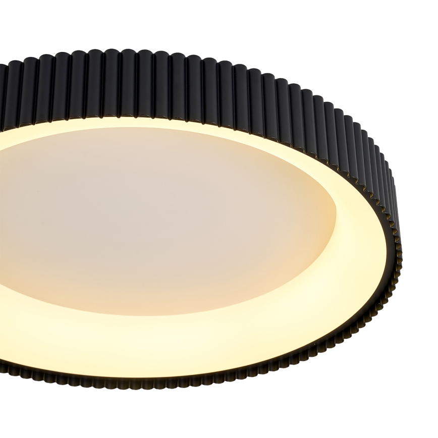 Brilagi - LED fényerőszabályozható mennyezeti lámpa FALCON MODERN LED/54W/230V 3000-6500K átm. 60 cm fekete + távirányító