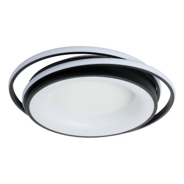 Brilagi - LED dimmelhető mennyezeti lámpatest FLARE LED/84W/230V 3000-6000K 47x51 cm fekete + távirányító