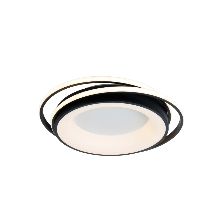 Brilagi - LED dimmelhető mennyezeti lámpatest FLARE LED/84W/230V 3000-6000K 47x51 cm fekete + távirányító