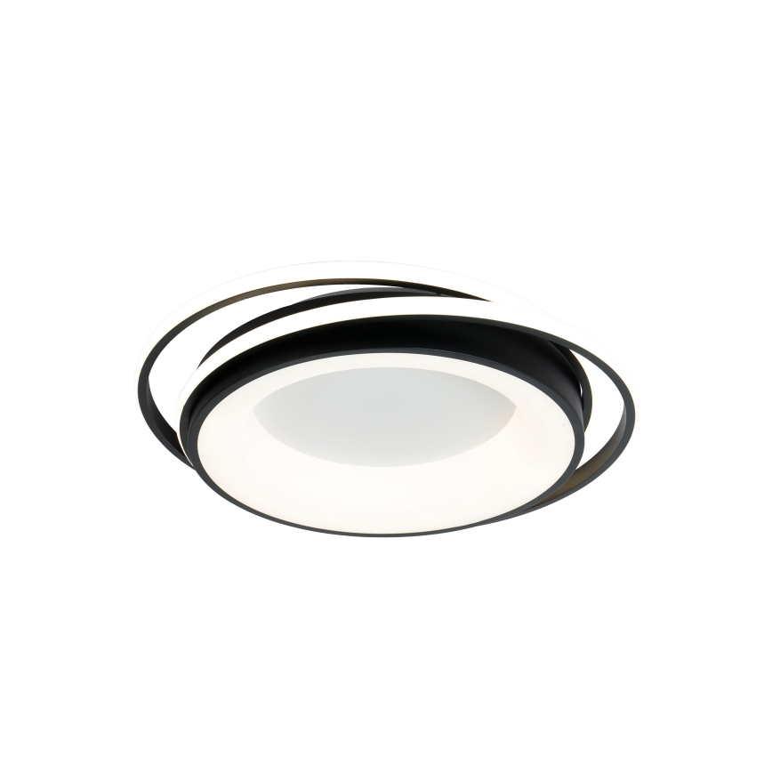 Brilagi - LED dimmelhető mennyezeti lámpatest FLARE LED/84W/230V 3000-6000K 47x51 cm fekete + távirányító