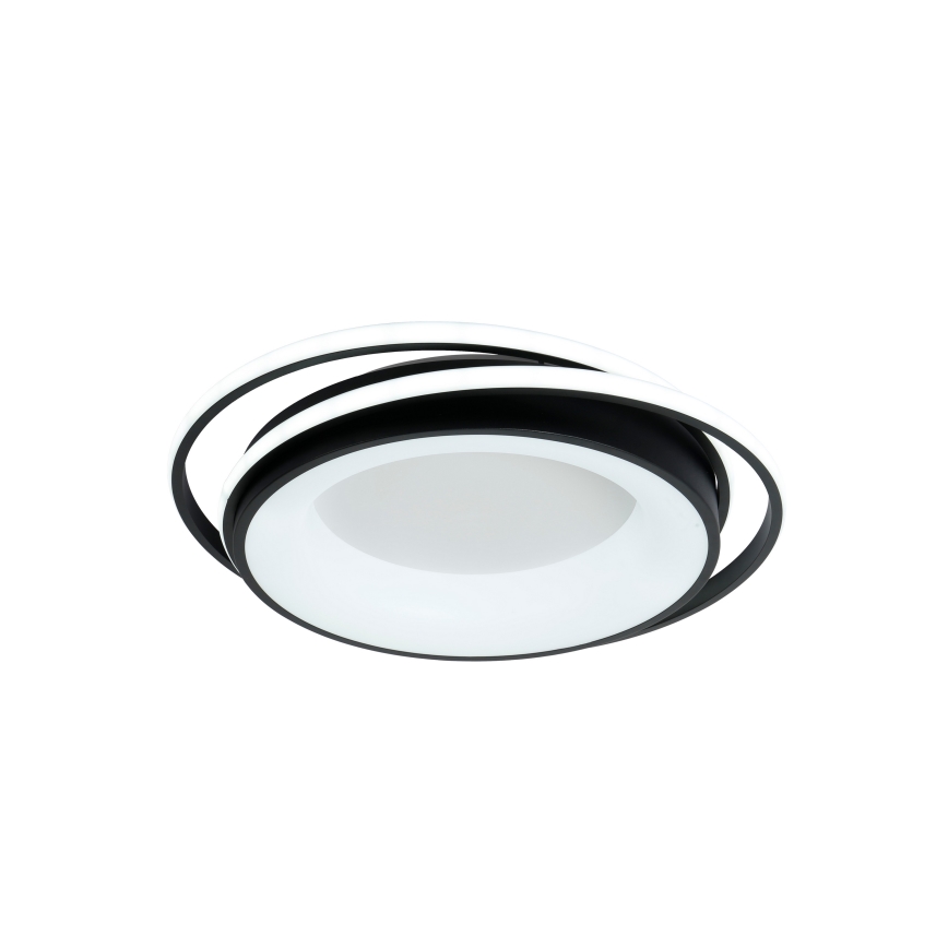 Brilagi - LED dimmelhető mennyezeti lámpatest FLARE LED/84W/230V 3000-6000K 47x51 cm fekete + távirányító