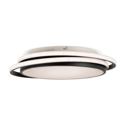 BRILAGI - LED dimmelhető mennyezeti lámpatest FLARE LED/84W/230V 3000-6000K 47x51 cm fekete + távirányító
