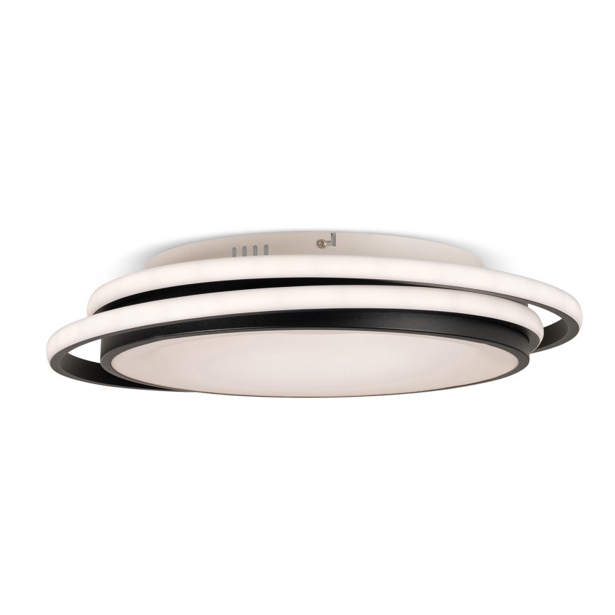 BRILAGI - LED dimmelhető mennyezeti lámpatest FLARE LED/84W/230V 3000-6000K 47x51 cm fekete + távirányító