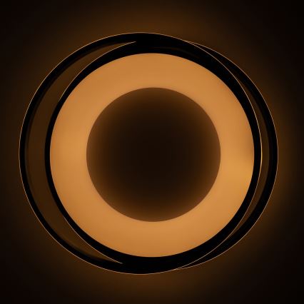 BRILAGI - LED dimmelhető mennyezeti lámpatest FLARE LED/84W/230V 3000-6000K 47x51 cm fekete + távirányító