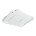 Brilagi - LED-dimmelhető mennyezeti lámpatest IRIS LED/98W/230V 3000-6000K 50x50 cm fehér + távirányító