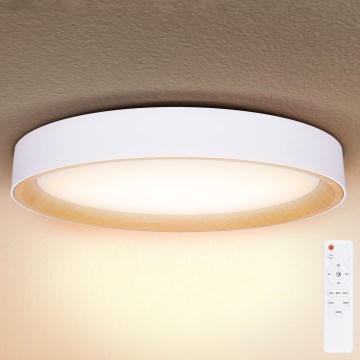 Brilagi - LED dimmelhető mennyezeti lámpatest LARIOS LED/72W/230V 3000-6500K fehér átm. 59 cm + távirányító