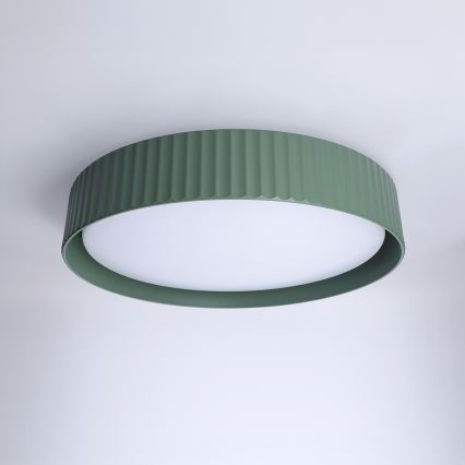 Brilagi - LED dimmelhető mennyezeti lámpa LUCIA LED/48W/230V 3000-6500K átm. 41 cm zöld + távirányító