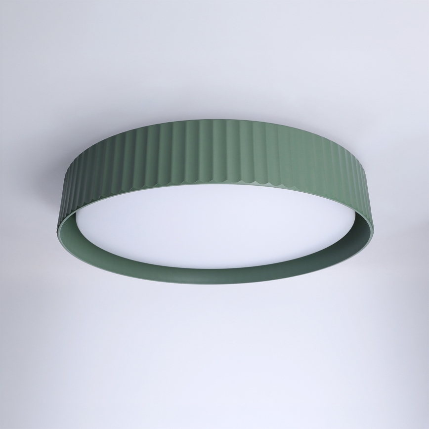 Brilagi - LED dimmelhető mennyezeti lámpa LUCIA LED/48W/230V 3000-6500K átm. 41 cm zöld + távirányító