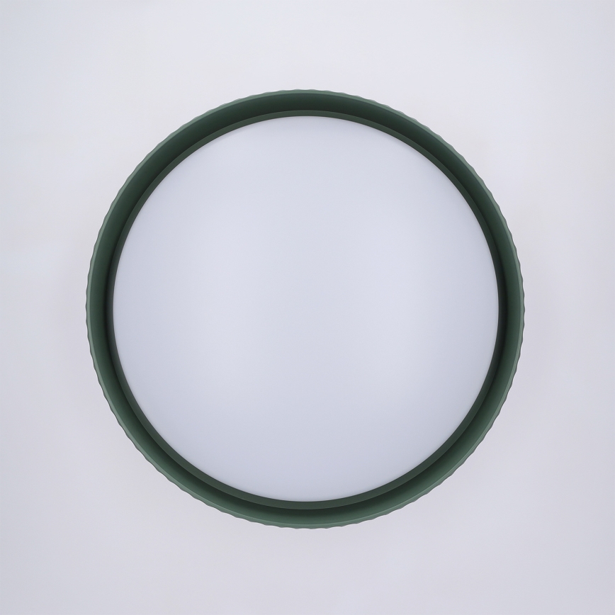 Brilagi - LED dimmelhető mennyezeti lámpa LUCIA LED/48W/230V 3000-6500K átm. 41 cm zöld + távirányító