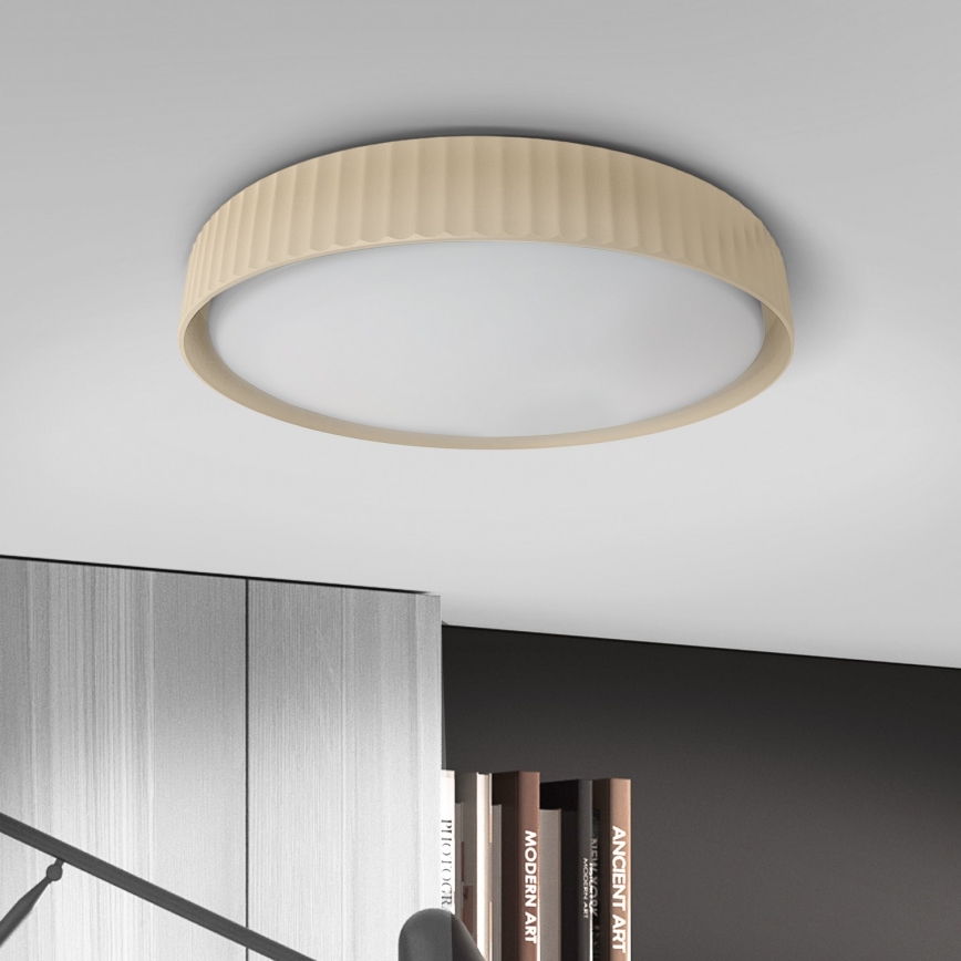Brilagi - LED Dimmelhető mennyezeti lámpa LUCIA LED/48W/230V 3000-6500K átm. 41 cm bézs + távirányító