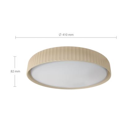 Brilagi - LED Dimmelhető mennyezeti lámpa LUCIA LED/48W/230V 3000-6500K átm. 41 cm bézs + távirányító