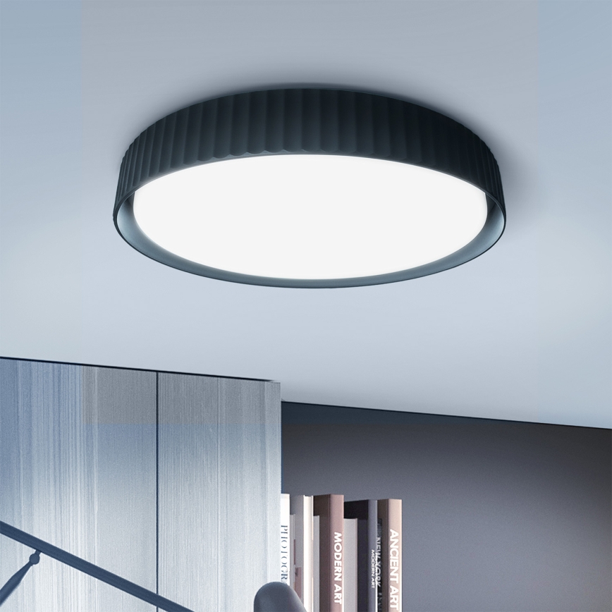 Brilagi - LED dimmelhető mennyezeti lámpa LUCIA LED/48W/230V 3000-6500K átm. 41 cm fekete + távirányító