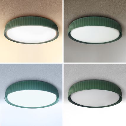 Brilagi - LED fényerőszabályozható mennyezeti lámpa LUCIA LED/60W/230V 3000-6500K Ø 59 cm zöld + távirányító