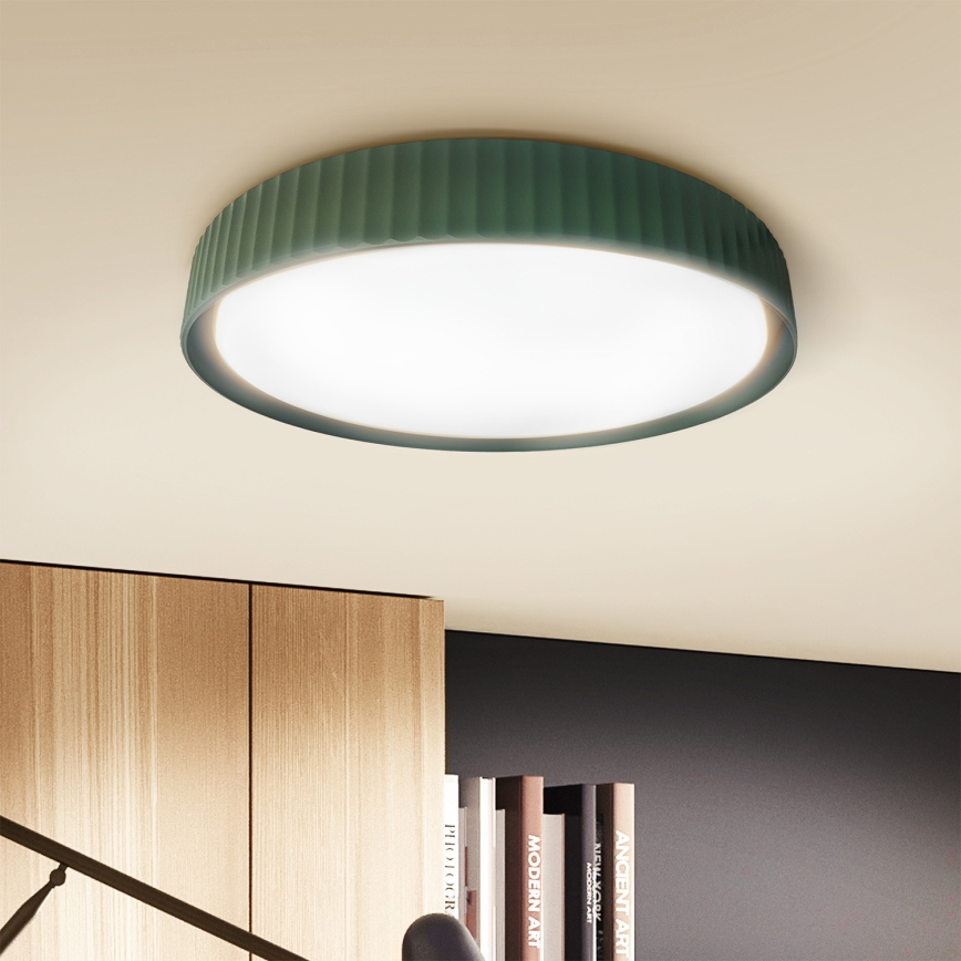 Brilagi - LED fényerőszabályozható mennyezeti lámpa LUCIA LED/60W/230V 3000-6500K Ø 59 cm zöld + távirányító