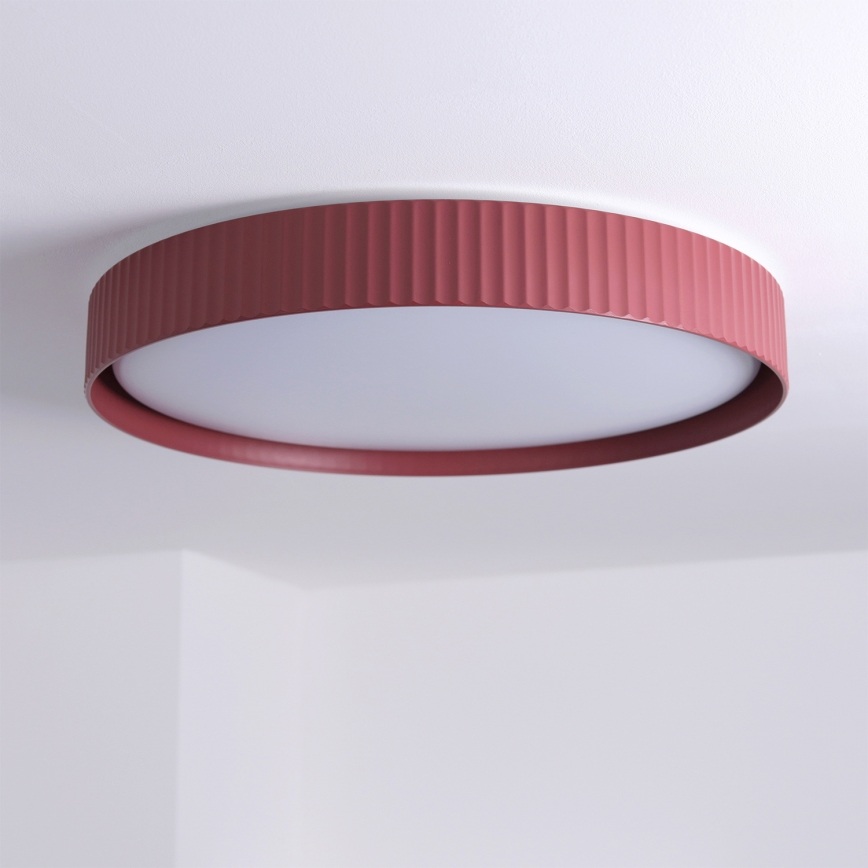 Brilagi - LED dimmelhető mennyezeti lámpa LUCIA LED/60W/230V 3000-6500K átm. 59 cm piros + távirányító