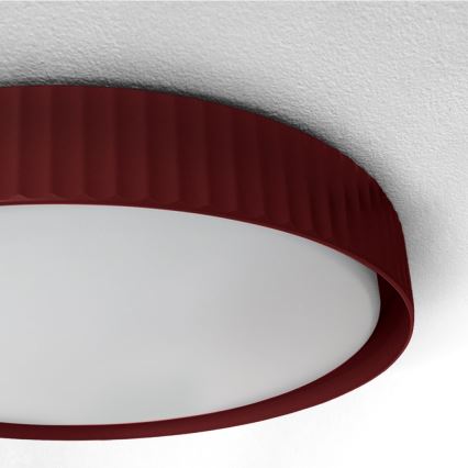 Brilagi - LED dimmelhető mennyezeti lámpa LUCIA LED/60W/230V 3000-6500K átm. 59 cm piros + távirányító