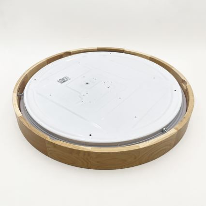 Brilagi - LED-dimmelhető mennyezeti lámpa MANAROLA SMART LED/36W/230V 3000–6000K Wi-Fi Tuya Beacon átm. 51 cm tölgy + távirányító