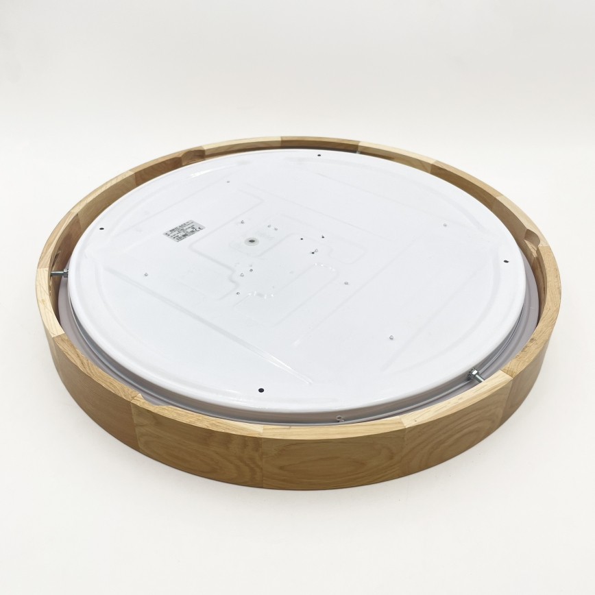 Brilagi - LED-dimmelhető mennyezeti lámpa MANAROLA SMART LED/36W/230V 3000–6000K Wi-Fi Tuya Beacon átm. 51 cm tölgy + távirányító