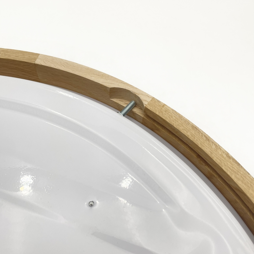 Brilagi - LED-dimmelhető mennyezeti lámpa MANAROLA SMART LED/36W/230V 3000–6000K Wi-Fi Tuya Beacon átm. 51 cm tölgy + távirányító